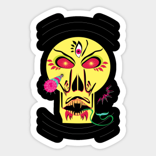 Skull Sticker